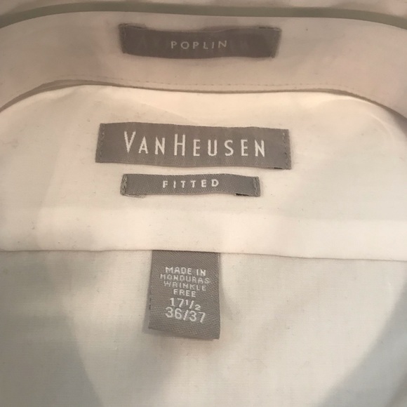 VAN HEUSEN Men’s Dress Shirt 17-1/2 - Picture 2 of 4